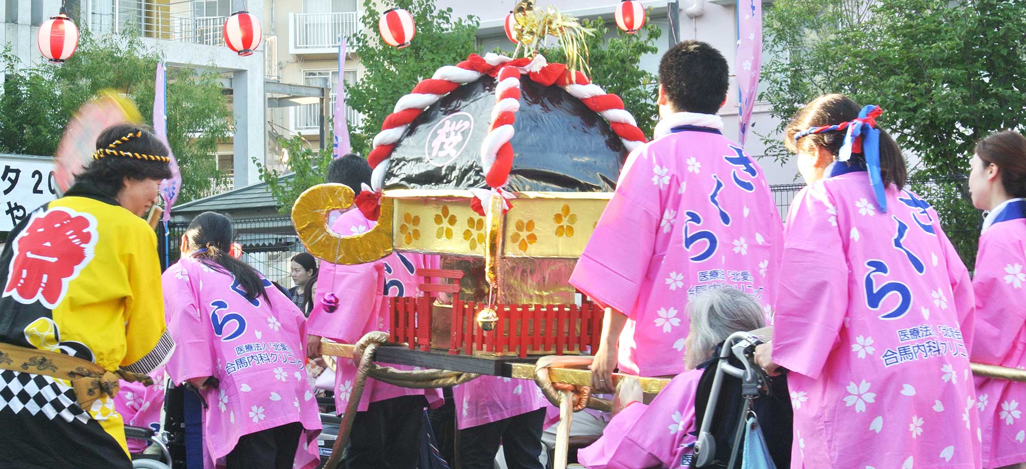 施設の夏祭り