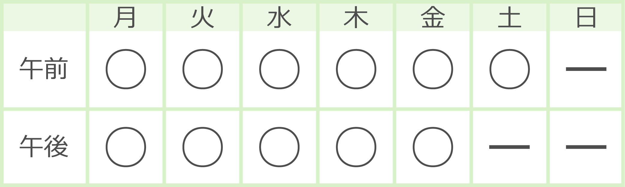 診療日・時間